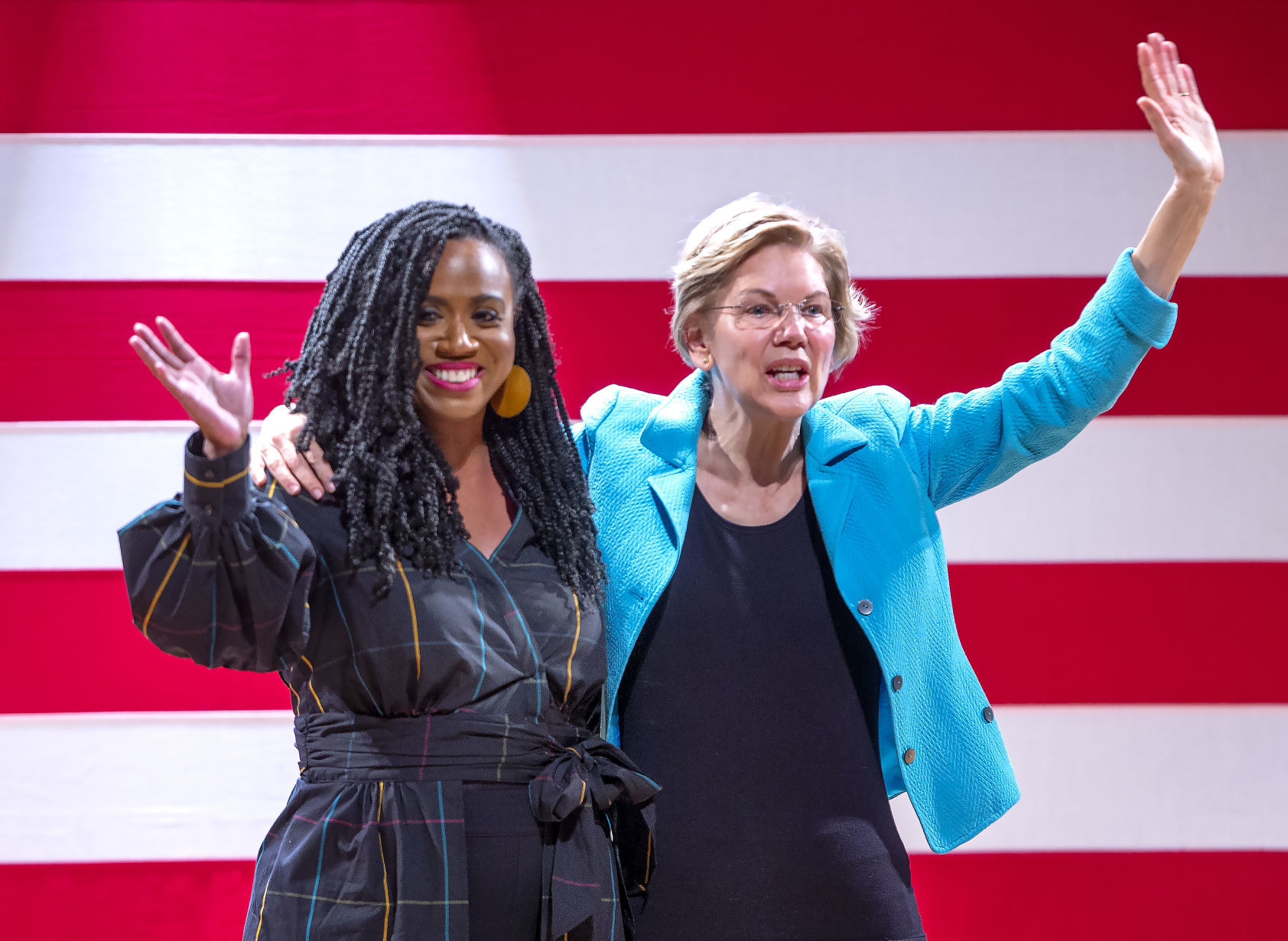 Democratic candidate Elizabeth Warren at NC A&T